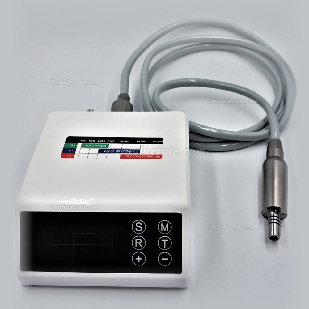 Dental B&uuml;rstenloser Mikromotor 16:1 / 1:1 / 1:5 mit LED Licht